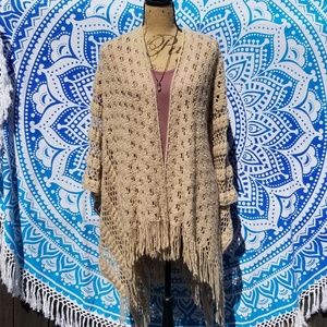 Crochet Poncho Style Kimono